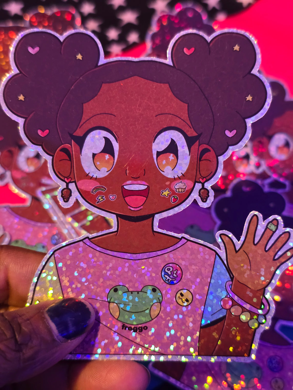 Kodomo Kawaii Holographic Sticker
