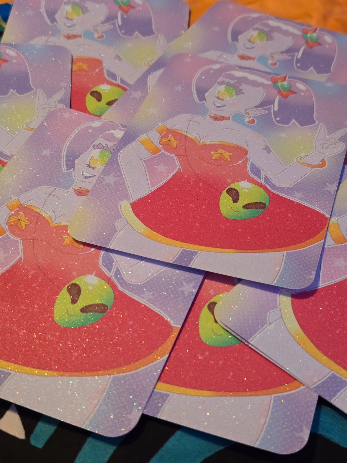 Sierra Starclops 5x7 Glitter Print