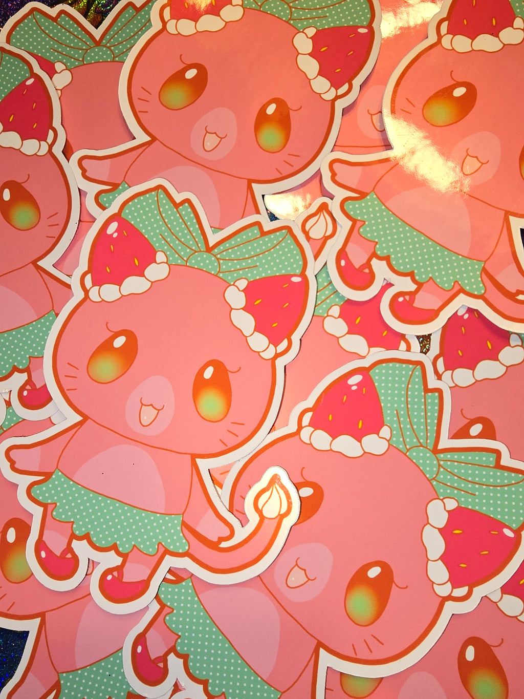 Strawpurry Vinyl Sticker