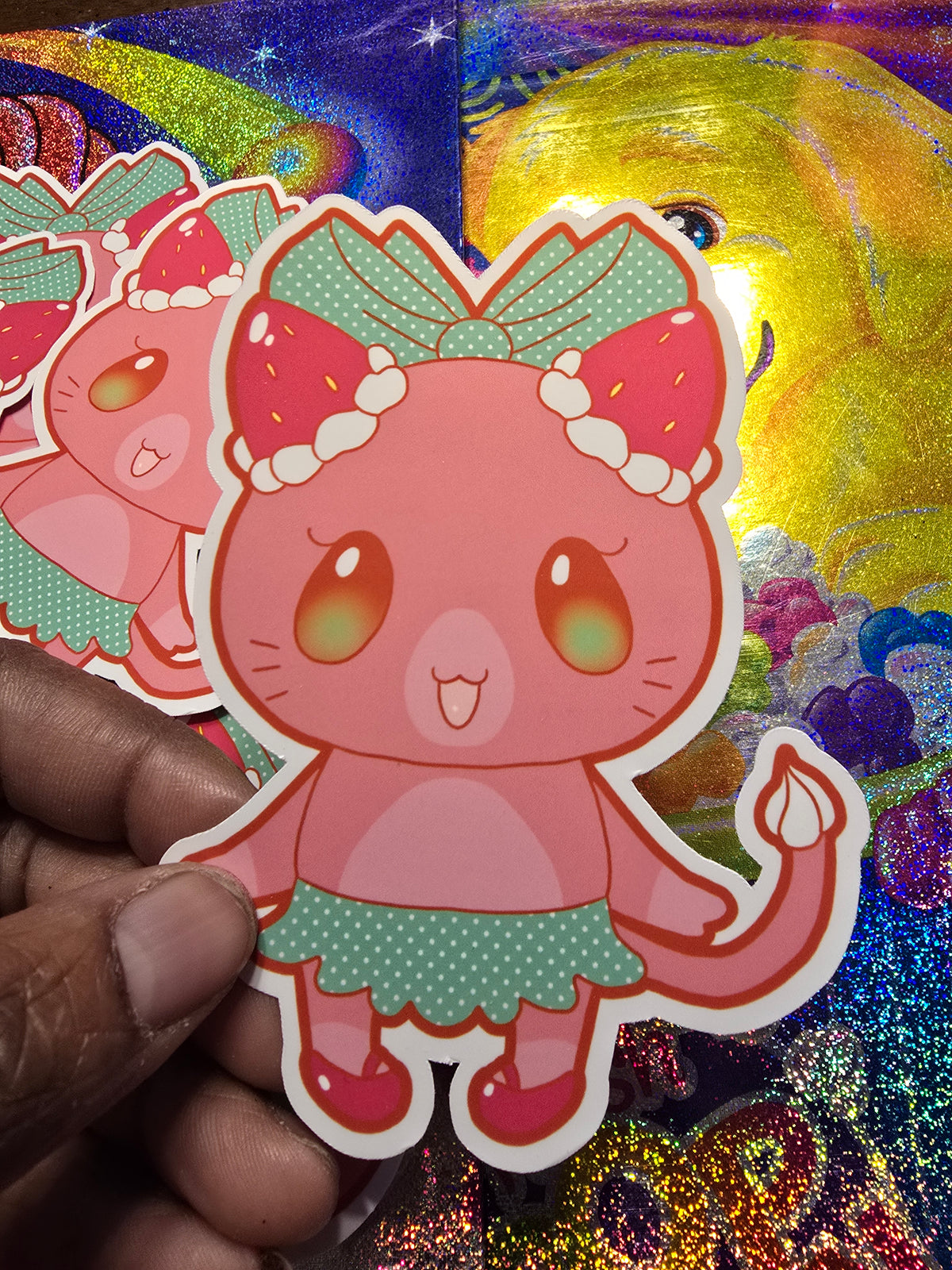 Strawpurry Vinyl Sticker