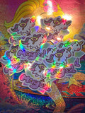 Magical Unicorn Holographic Sticker